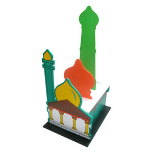 Maket Rumah Ibadah 3D Masjid — mainan kayu edukatif Nobie Toys