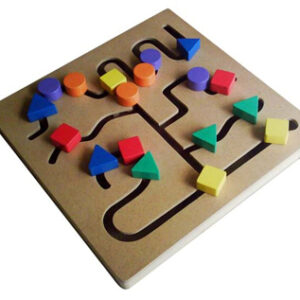 Maze Bentuk — mainan kayu edukatif Nobie Toys