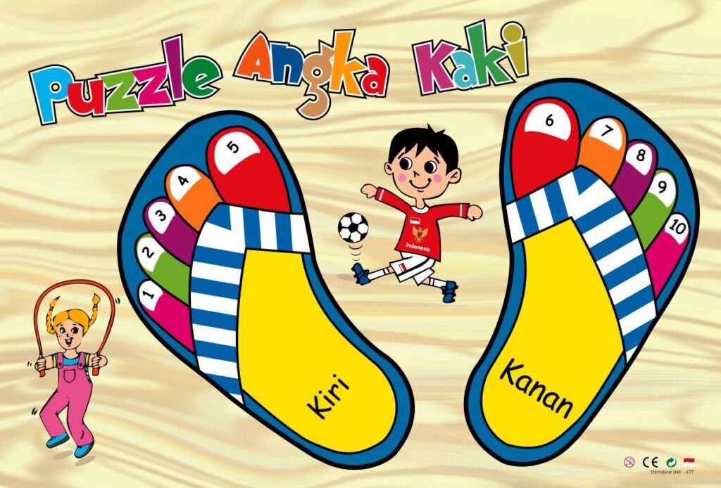 Puzzle Sticker Kaki Puzzle Sticker Kaki — mainan kayu edukatif Nobie Toys