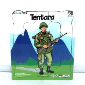 Puzzle Stiker Profesi Tentara — mainan kayu edukatif Nobie Toys