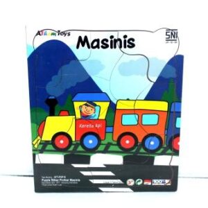 Puzzle Stiker Profesi Masinis — mainan kayu edukatif Nobie Toys