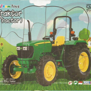 Puzzle Stiker Traktor 17x20 — mainan kayu edukatif Nobie Toys