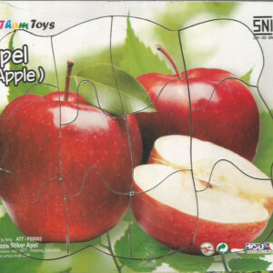 Puzzle Stiker Apel 17x20 — mainan kayu edukatif Nobie Toys