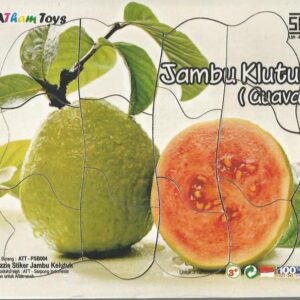 Puzzle Stiker Jambu Klutuk 17x20 — mainan kayu edukatif Nobie Toys