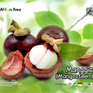 Puzzle sticker 17x20 Manggis — mainan kayu edukatif Nobie Toys