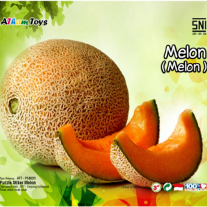 Puzzle sticker 17x20 Melon — mainan kayu edukatif Nobie Toys
