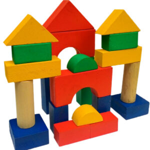Balok Bangun Ekono — mainan kayu edukatif Nobie Toys