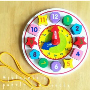 Jam Ronche — mainan kayu edukatif Nobie Toys