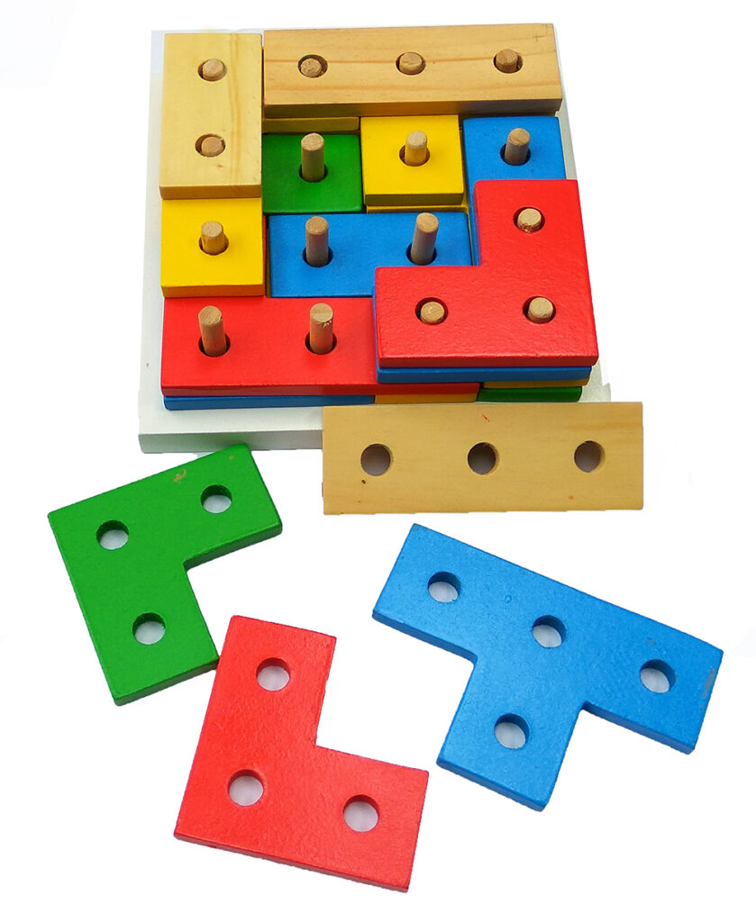 Tetris 4 Susun Tetris 4 Susun — mainan kayu edukatif Nobie Toys