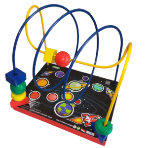Alur Kawat 2 Line karakter Space — mainan kayu edukatif Nobie Toys