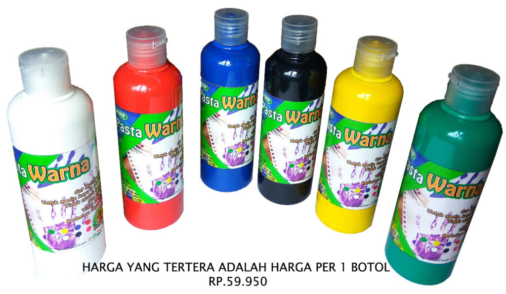 Pasta Warna isi 100ml Pasta Warna isi 100ml — mainan kayu edukatif Nobie Toys