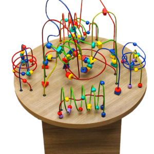 Meja Alur Kawat — mainan kayu edukatif Nobie Toys