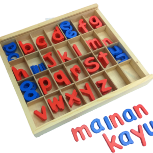Alphabet Berpindah — mainan kayu edukatif Nobie Toys