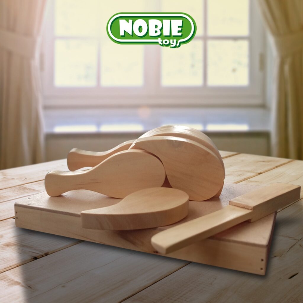 Ayam Potong — mainan kayu edukatif Nobie Toys