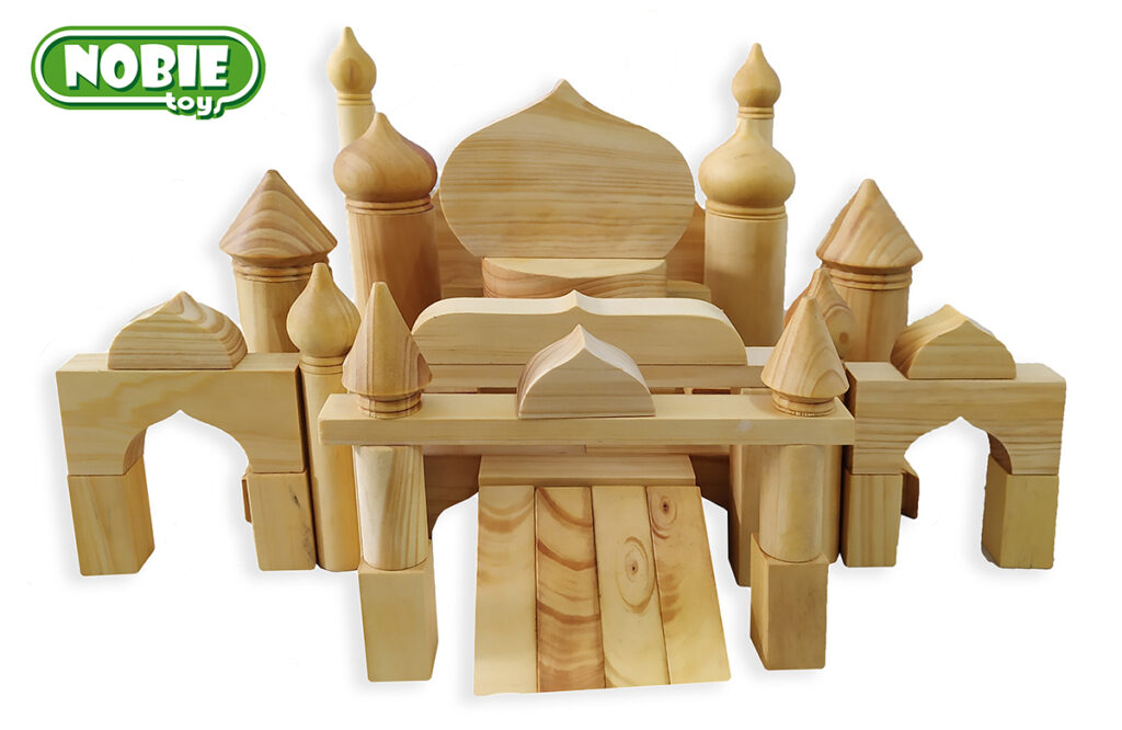 Balok Khusus Masjid — mainan kayu edukatif Nobie Toys