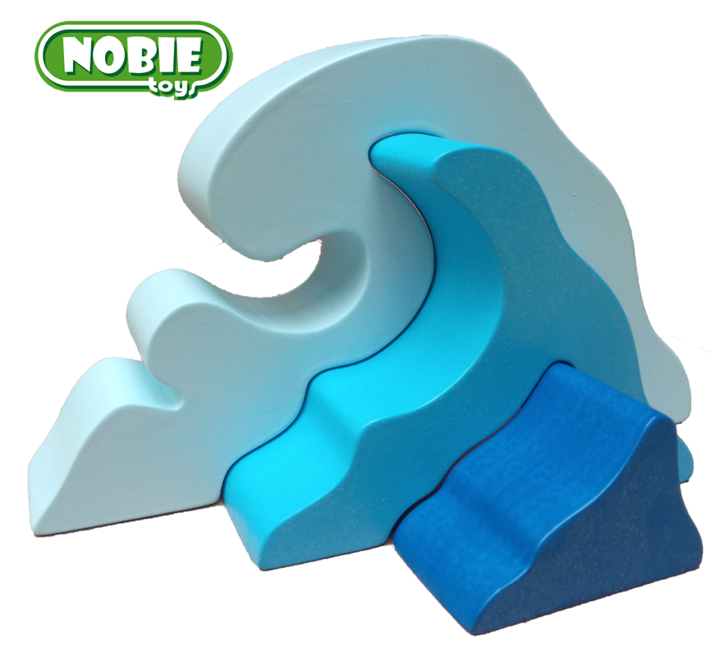 Nobie Balok Elemen Air — mainan kayu edukatif Nobie Toys