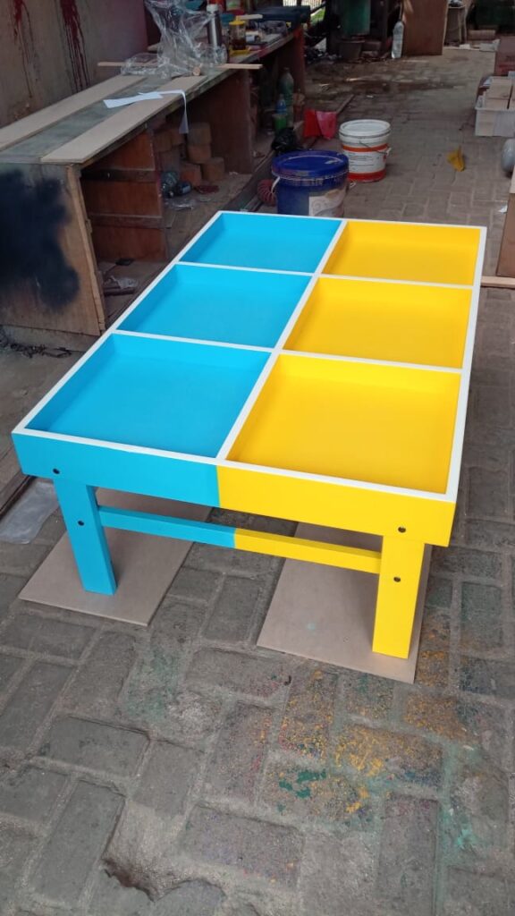 Meja pasir 12080 — mainan kayu edukatif Nobie Toys