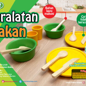 Nobie Peralatan Makan — mainan kayu edukatif Nobie Toys
