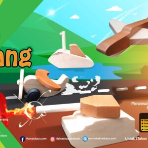 Nobie Mesin Perang — mainan kayu edukatif Nobie Toys