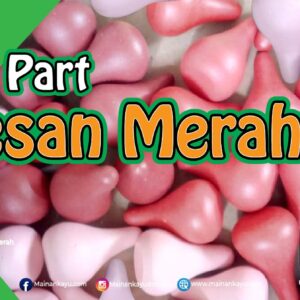 Loosse Part Tetesan Merah — mainan kayu edukatif Nobie Toys
