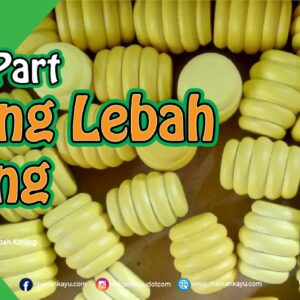 Loose Part Sarang Lebah Kuning — mainan kayu edukatif Nobie Toys