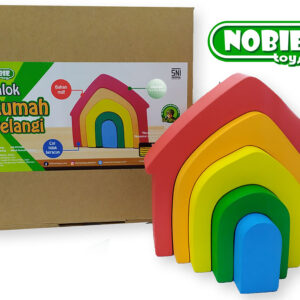 Nobie Element Rumah Pelangi — mainan kayu edukatif Nobie Toys