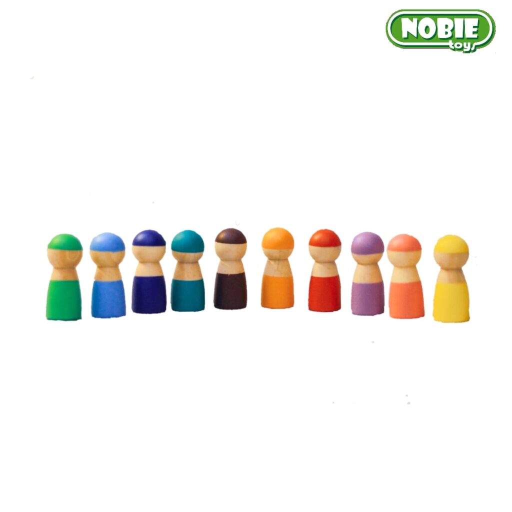 Orang Orangan Kayu 10s — mainan kayu edukatif Nobie Toys