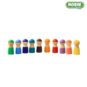 Orang Orangan Kayu 10s — mainan kayu edukatif Nobie Toys