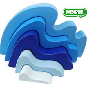 Nobie elemen Ombak — mainan kayu edukatif Nobie Toys