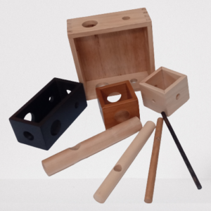 Kotak Pasak Tangkas — mainan kayu edukatif Nobie Toys