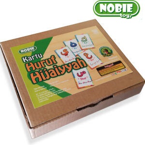 Kartu Huruf Hijaiyah — mainan kayu edukatif Nobie Toys