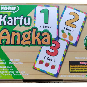 Kartu Angka — mainan kayu edukatif Nobie Toys