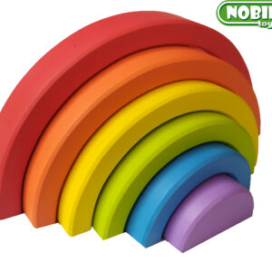 Nobie Pelangi Kayu U 6 Kecil — mainan kayu edukatif Nobie Toys