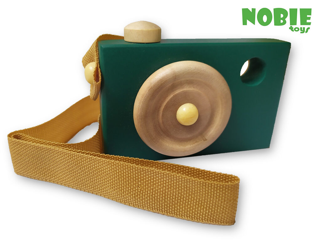 Kamera kayu ( Hanger) — mainan kayu edukatif Nobie Toys