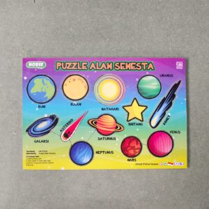 Puzzle Seri ALam Semesta — mainan kayu edukatif Nobie Toys