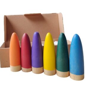 Peg Doll Mr., Tree 6s — mainan kayu edukatif Nobie Toys