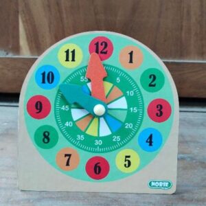 Jam Hijau — mainan kayu edukatif Nobie Toys