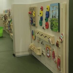 BUSY BOARD WALL CUSTOM — mainan kayu edukatif Nobie Toys