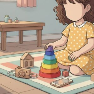 Nobie Menara Warna Datar — mainan kayu edukatif Nobie Toys