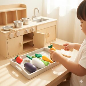 Sayur Mayur 8pcs — mainan kayu edukatif Nobie Toys